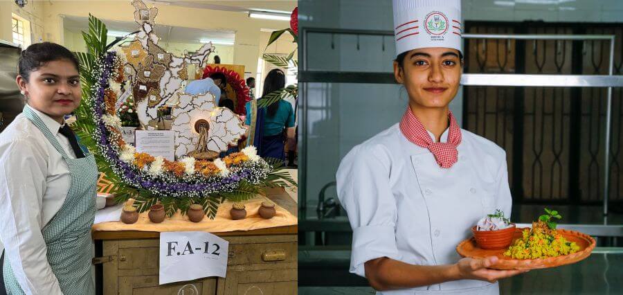 Indian Institute of Hotel Management & Culinary Arts – Hyderabad bags Gold Medal in Flower Arrangements Competition: